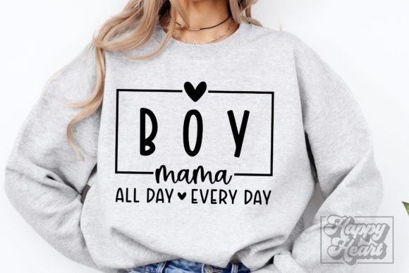 Boy Mama SVG - Mom of Boys Shirt PNG