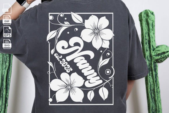 Floral Nanny Svg, Mothers Day Svg: Embroidery Design Review