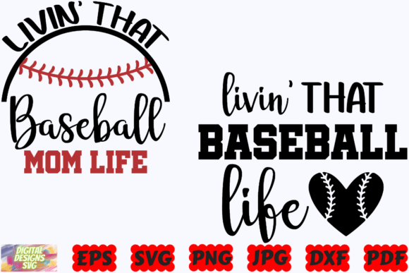 Livin That Baseball Mom Life SVG PNG: A Designer’s Review