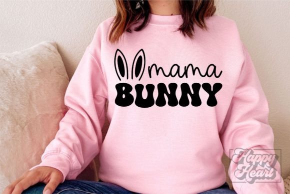 Mama Bunny SVG – Easter Mom Shirt PNG
