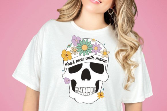 Mothers Day Skull Mama Mom Mommy PNG SVG